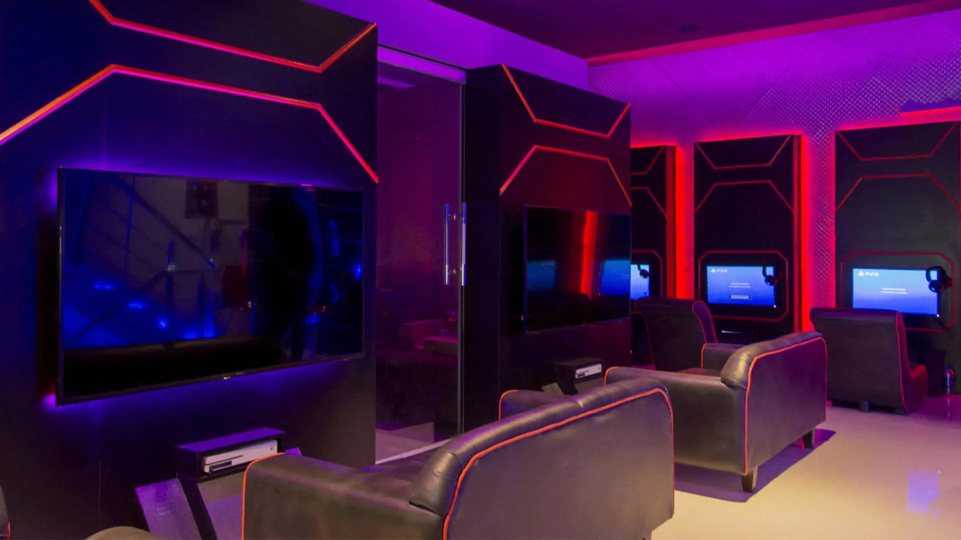 Gaming Zone Interior Design Company In Bangladesh with Multipurpose Media Room Design