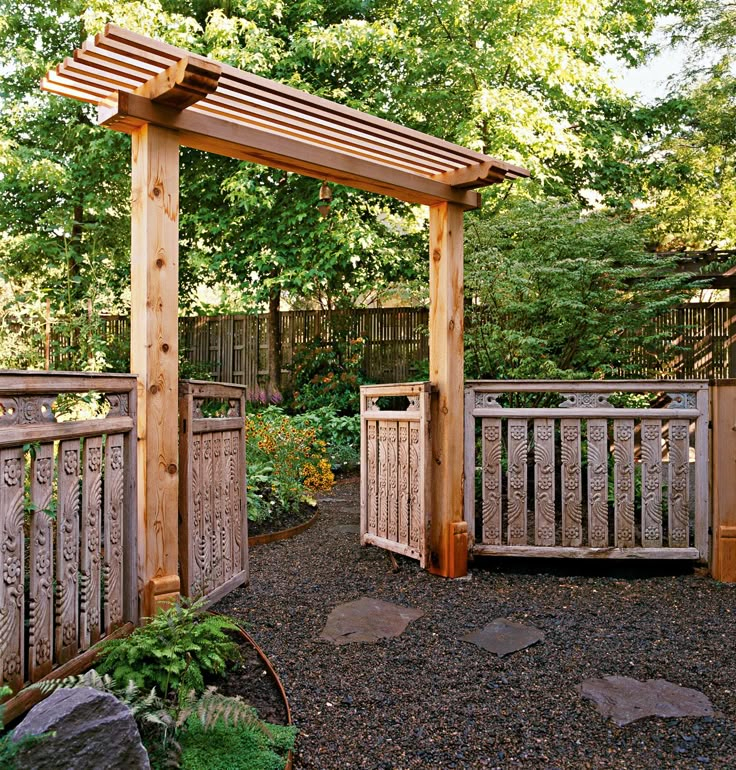 Garden Arbor Gate Ideas with regard to Arbor With Gate Garden Entrance
