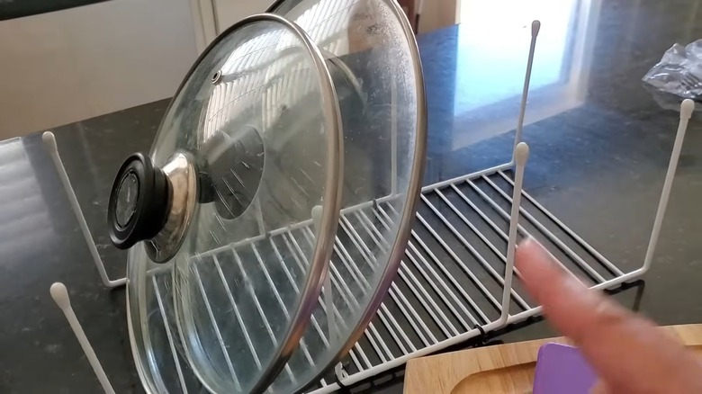 Genius Dollar Tree Hacks To Organize Your Pots And Pans for Pot Lid Organizer Cabinet