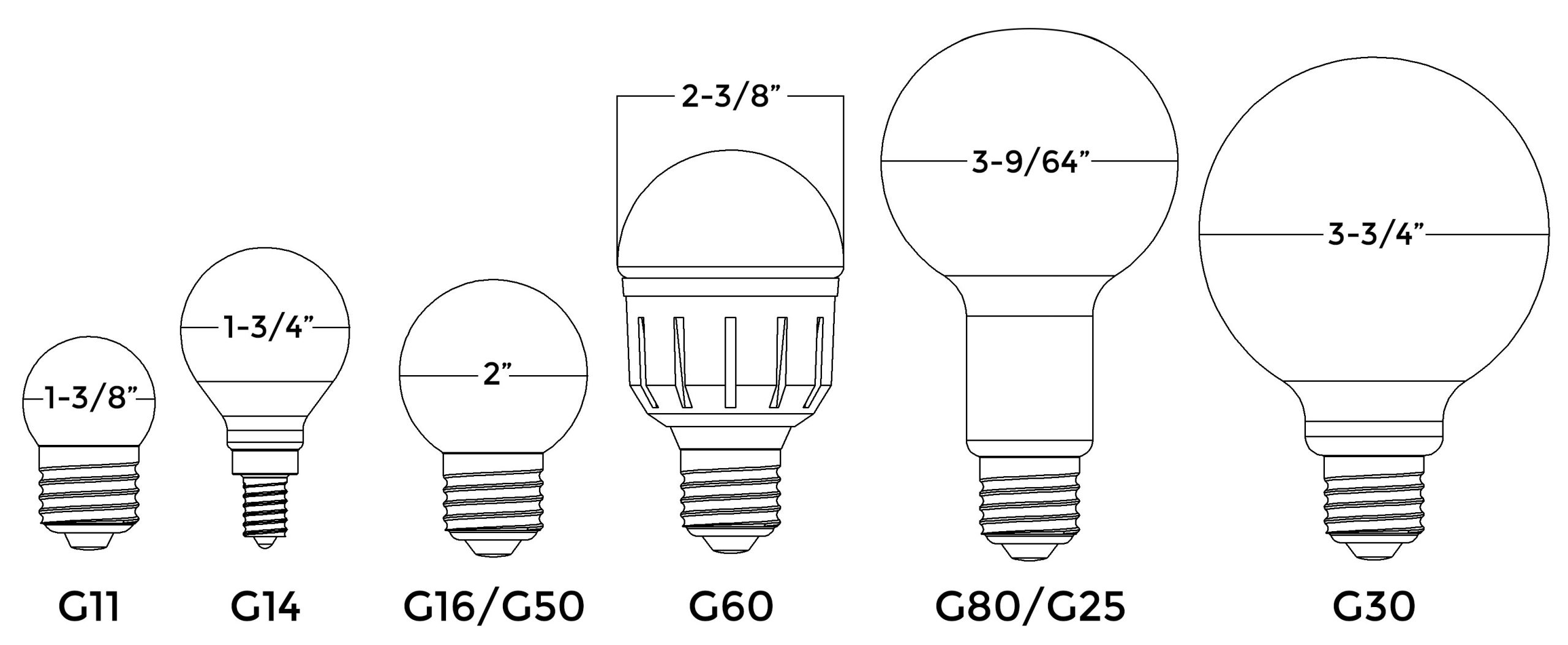 Globe Light Bulb Sizes | Shelly Lighting throughout Everything You Need to Know About Globe Bulb Dimensions and Bases