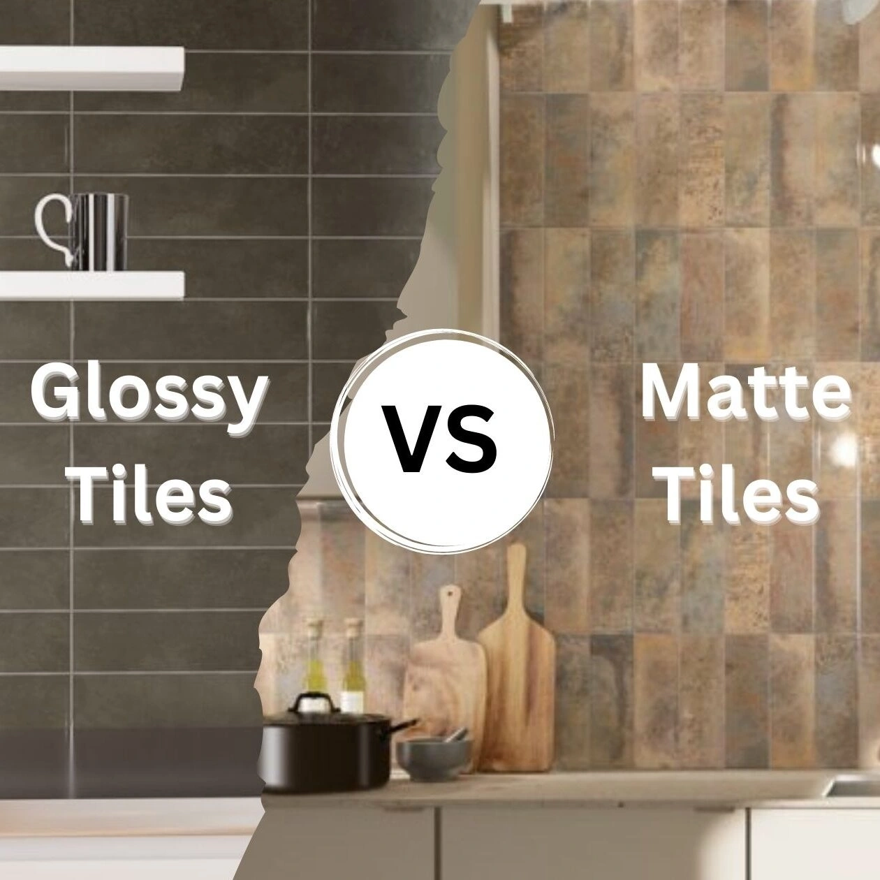 Glossy Tiles Vs. Matt Tiles: Which Finish Is Right For You? | Harsha Tiles regarding Stop Worrying About Cleaning When You Pick Matte Over Glossy Tile