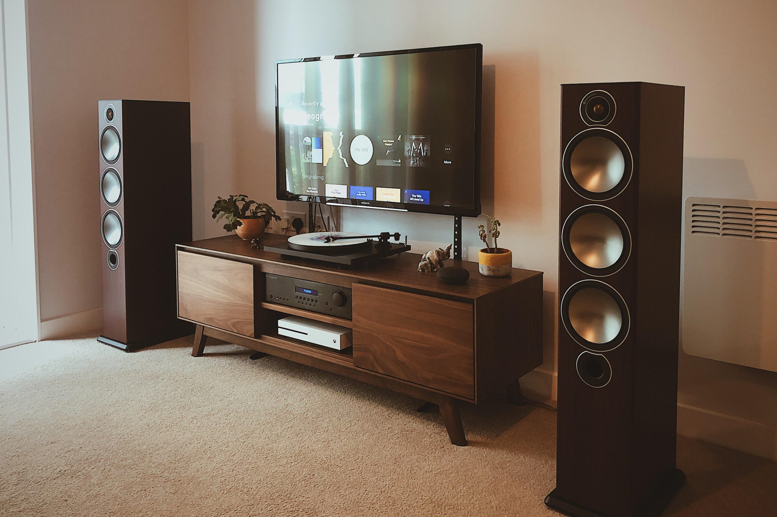 Hifi Setup My New Custom Hifi Cabinet & Current Setup. : R/Vinyl with regard to Stop Overcomplicating Your Hi-Fi Streaming Setup This Year