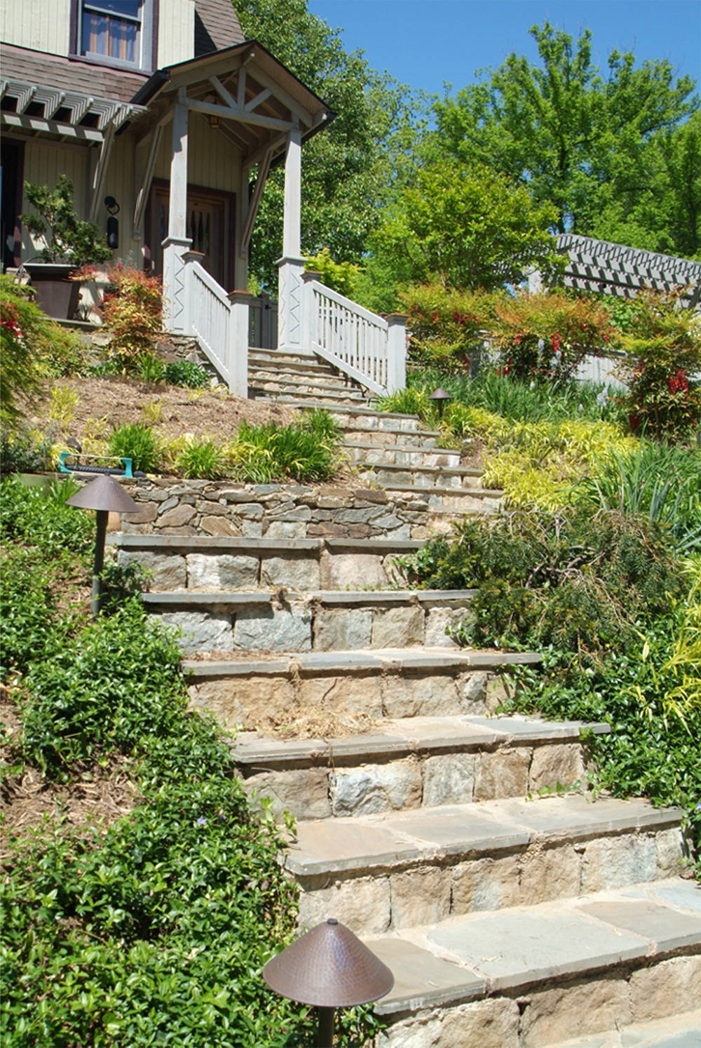 Hillside Concrete Steps inside Garden Steps Design Hillside