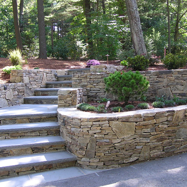Hillside Steps - Photos &amp;amp; Ideas | Houzz intended for Garden Steps Design Hillside