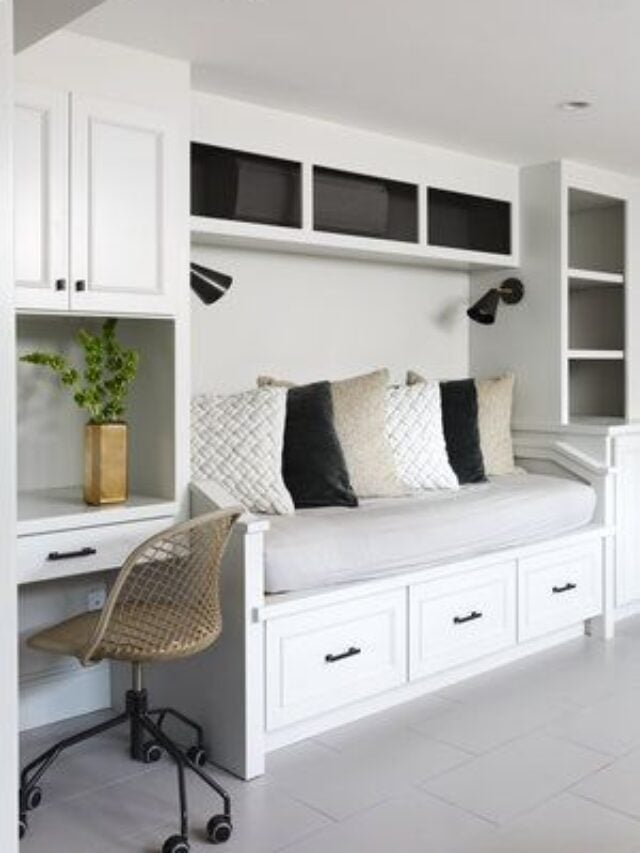 Home Office With Daybed Ideas pertaining to Transforming Your Home Office into a Guest Suite Using a Dual-Purpose Daybed Frame
