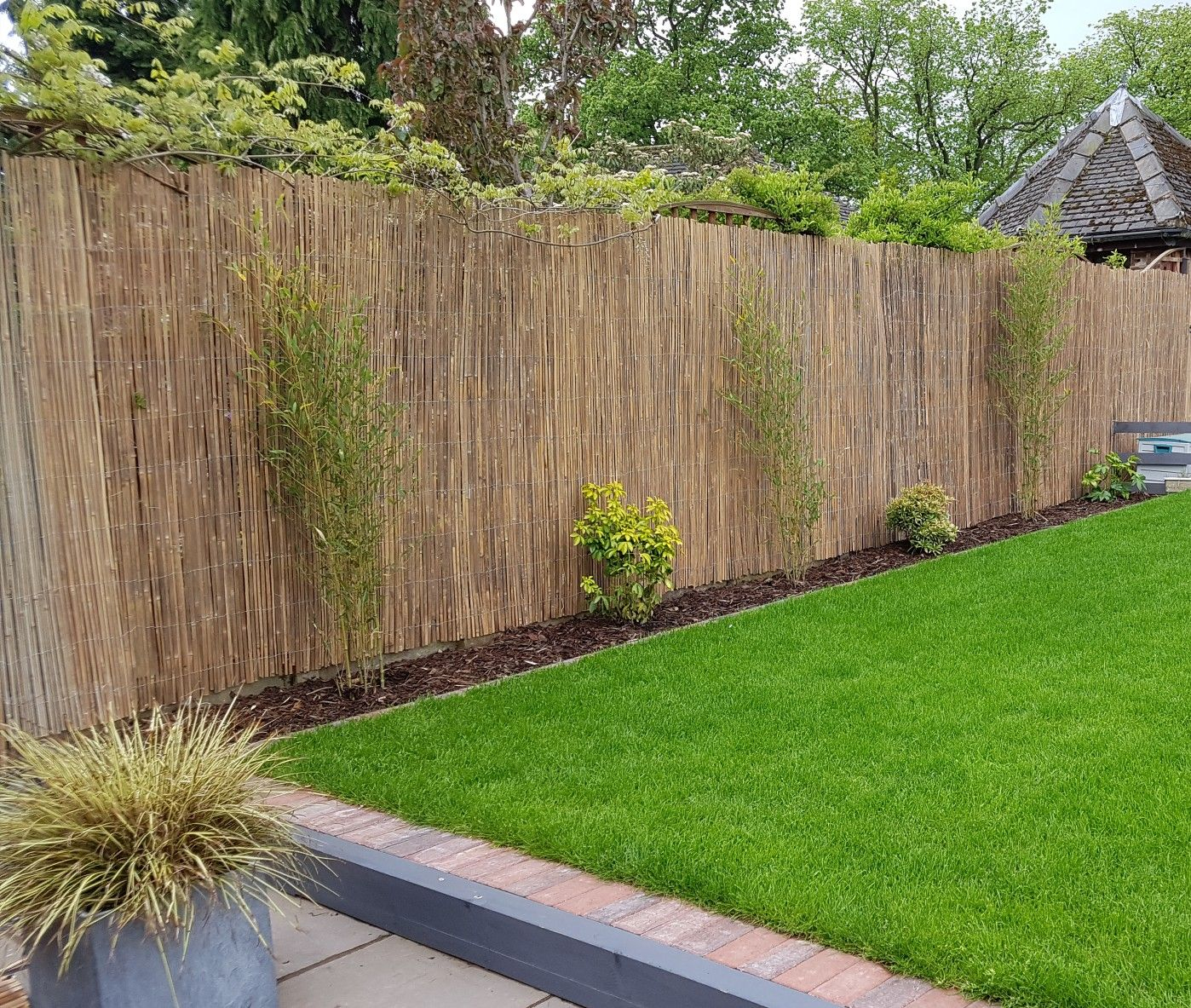 How To Attach Bamboo To Chain Link Fence At Johnny Will Blog inside Bamboo Fence Roll Privacy
