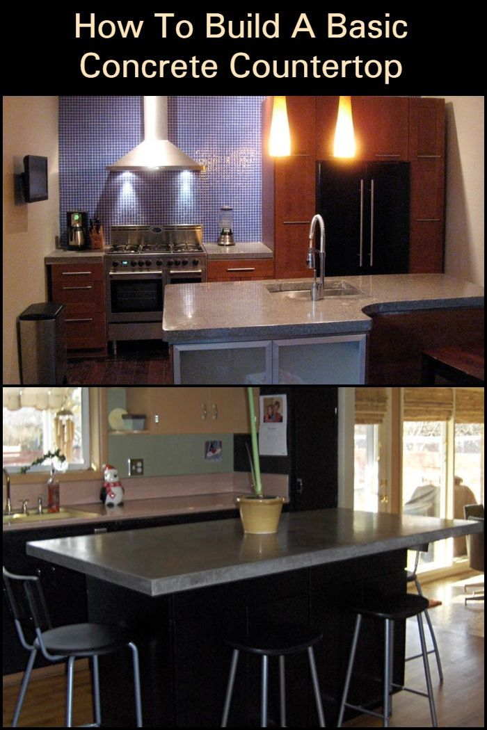 How To Build A Basic Concrete Countertop – Your Projects@Obn | Concrete ... within Concrete Countertop Diy