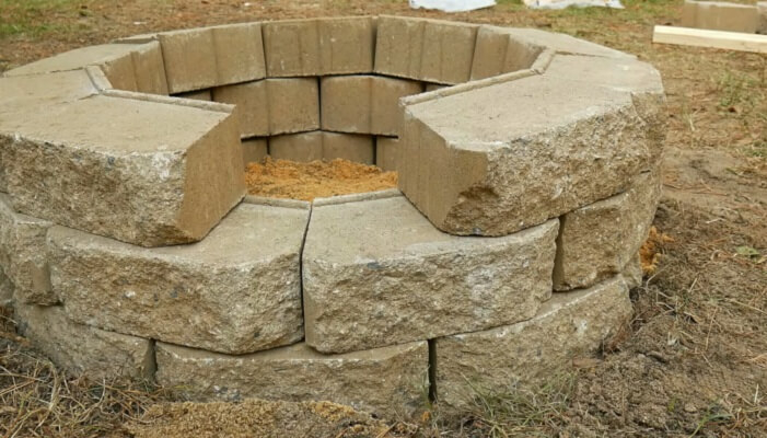 How To Build A Safe And Durable Fire Pit With Retaining Wall Blocks throughout Build a Safe Retaining Wall Fire Pit in One Weekend for Under $110