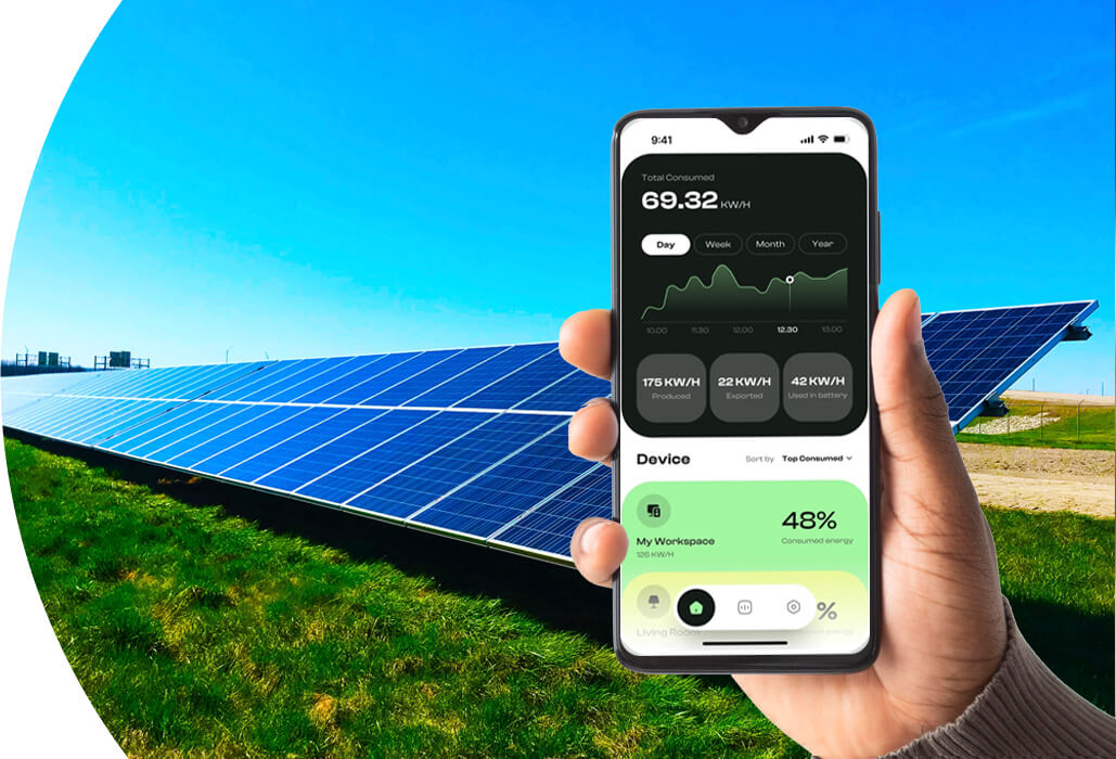 How To Build A Solar Panel Monitoring App: Process, Features, Cost, And ... in Home Energy Monitor Sense