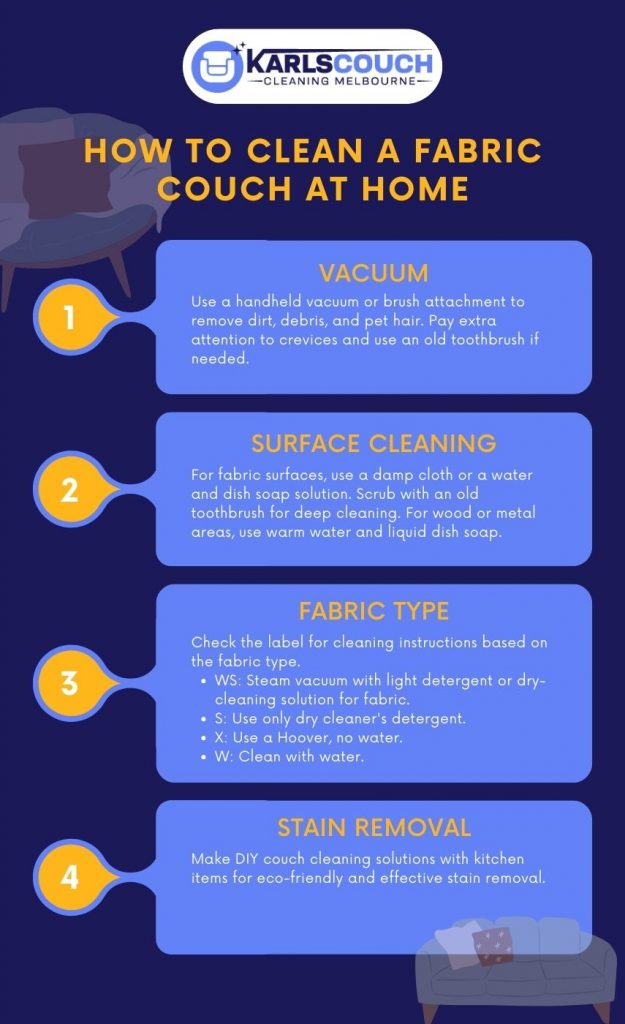 How To Clean A Fabric Couch/Sofa - Karls Couch Cleaning Melbourne within Upholstered Bed Frame Cleaning