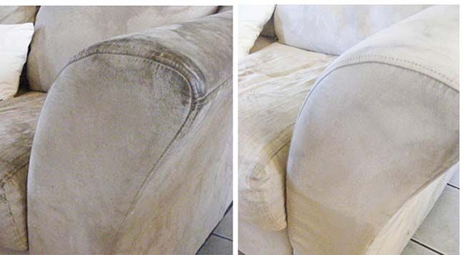 How To Clean A Microfiber Couch So It Looks Brand New | Cleaning ... in How To Clean Microfiber Couch