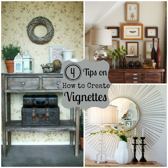 How To Create A Vignette {Do It Yourself Decorating} pertaining to Chest Of Drawers Styling