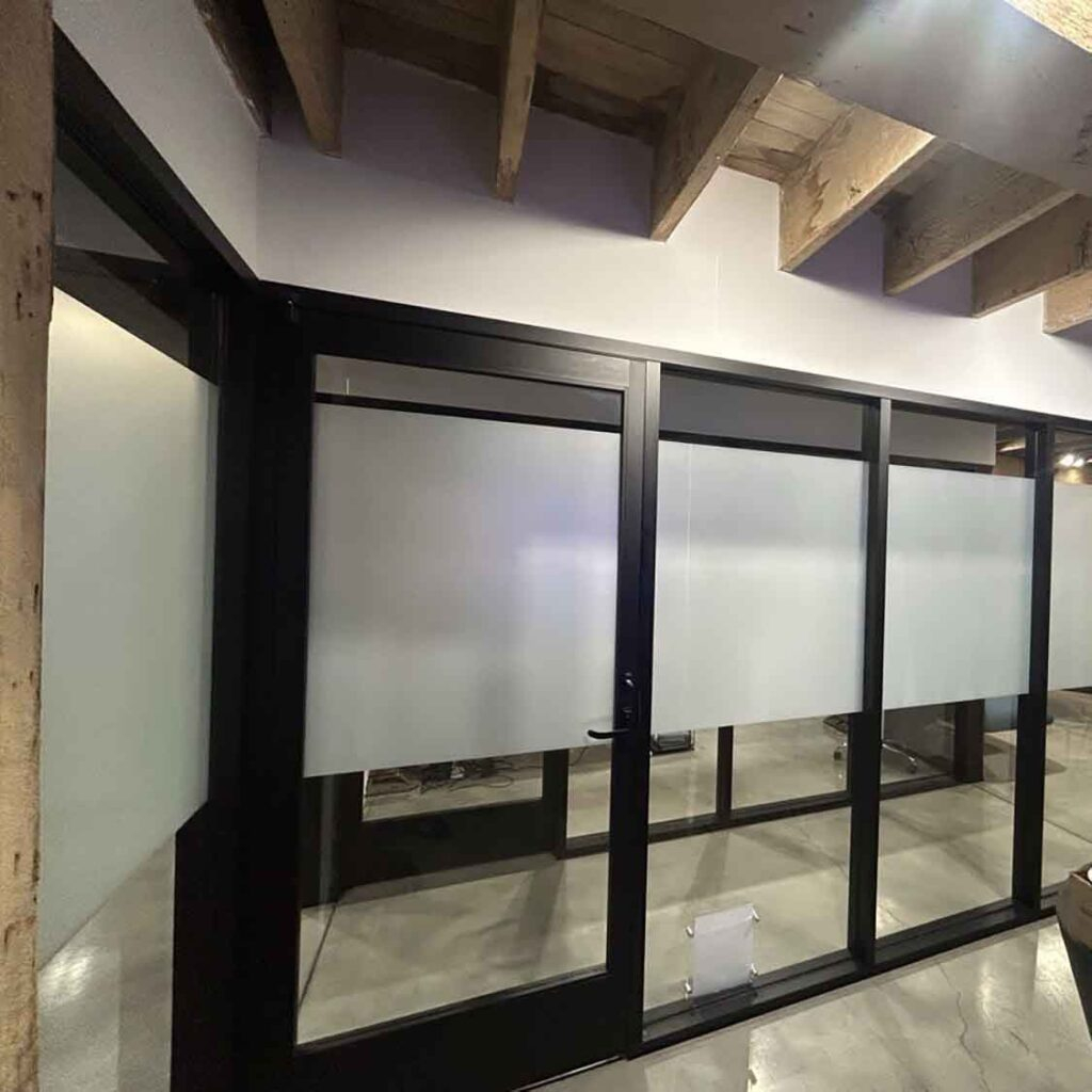 How To Get Frosted Privacy Window Film For Your San Francisco Office ... pertaining to Common Mistakes People Make When Installing Frosted Privacy Film