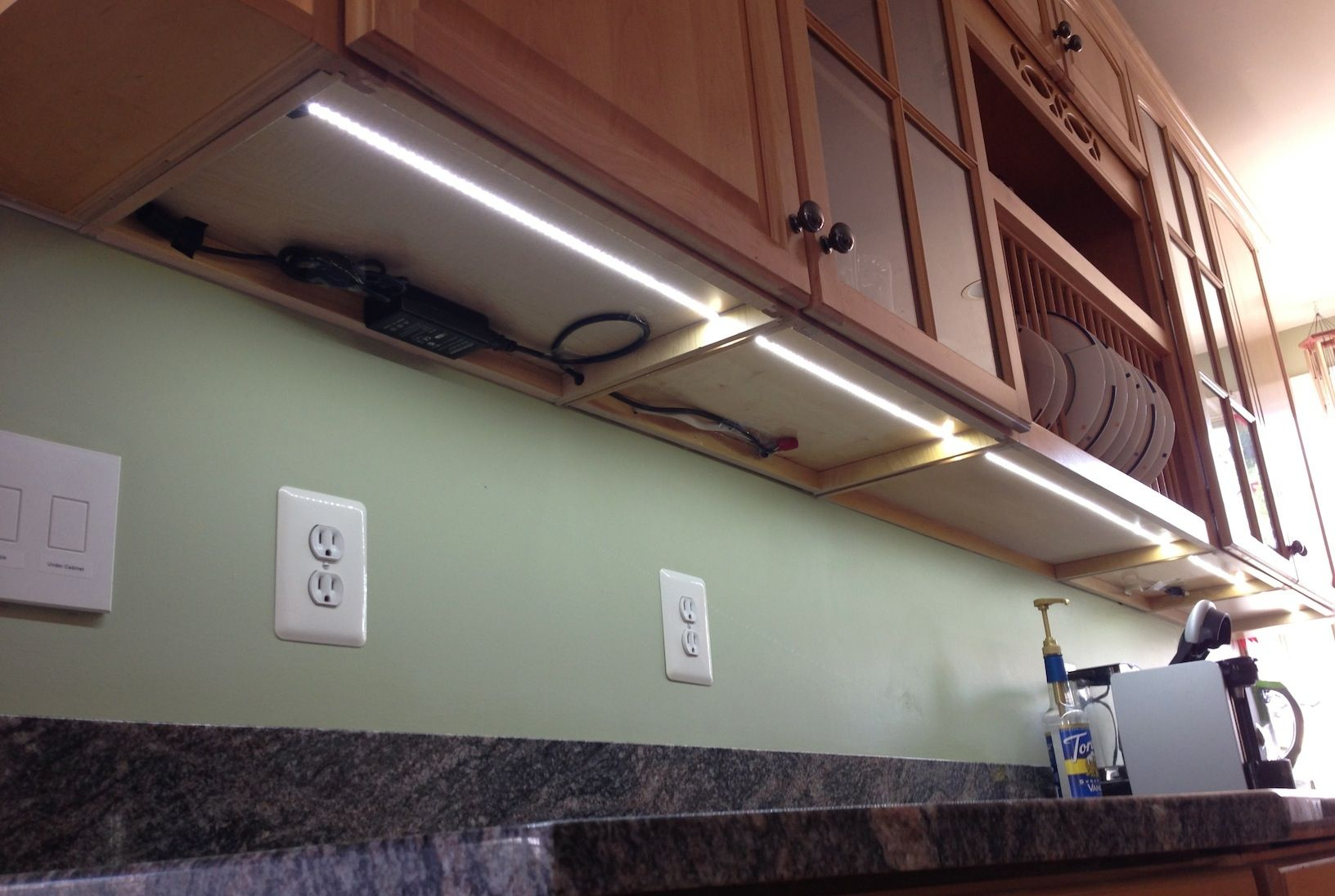 How To Hardwire Under Cabinet Led Strip Lighting At Naomi Goldsmith Blog inside Picture Light Battery Vs Hardwired