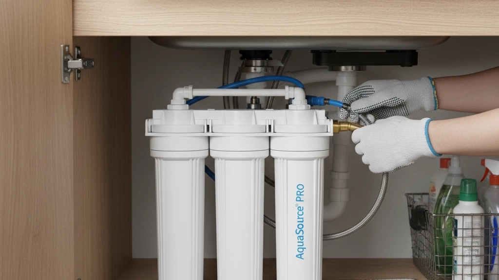 How To Install An Under Sink Water Filter Step-By-Step Guide - Driplife pertaining to Save Money and Space by Installing Your Own Under Sink Water Filter