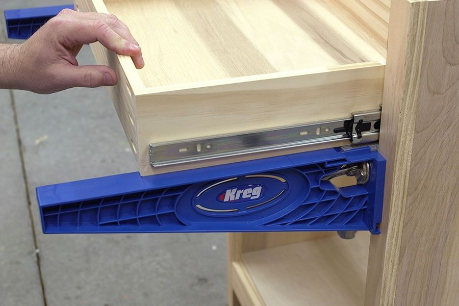 How To Install Drawer Slides Easily And Accurately - Buildsomething.com ... pertaining to Install Drawer Slides