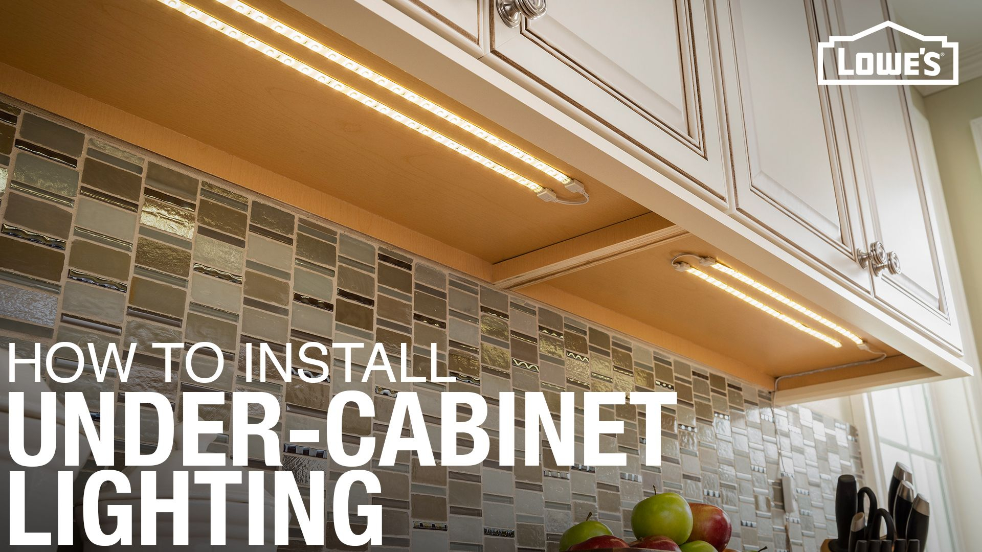 How To Install Under-Cabinet Lighting regarding Stop Squinting While Cooking and Learn to Install Under Cabinet Lighting Today