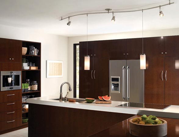 How To Light A Kitchen - Lightology regarding Monorail Lighting Kitchen