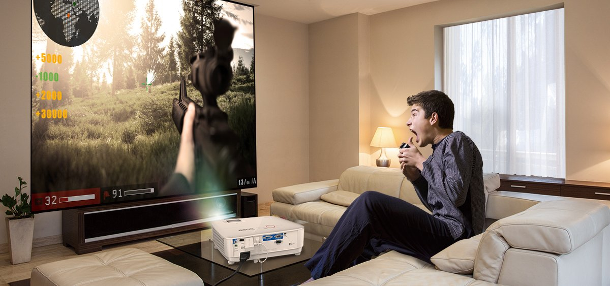 How To Measure Ideal Screen Size And Throw Distance With Projection ... intended for Projector Vs Tv For Basement Home Theater