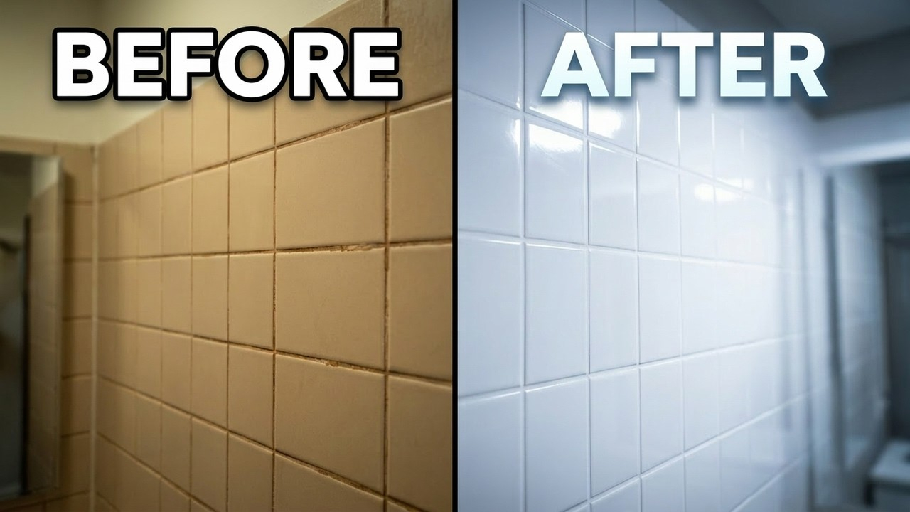 How To Paint Bathroom Tile Before And After – Rispa for Matte Glaze Vs Glossy Tile