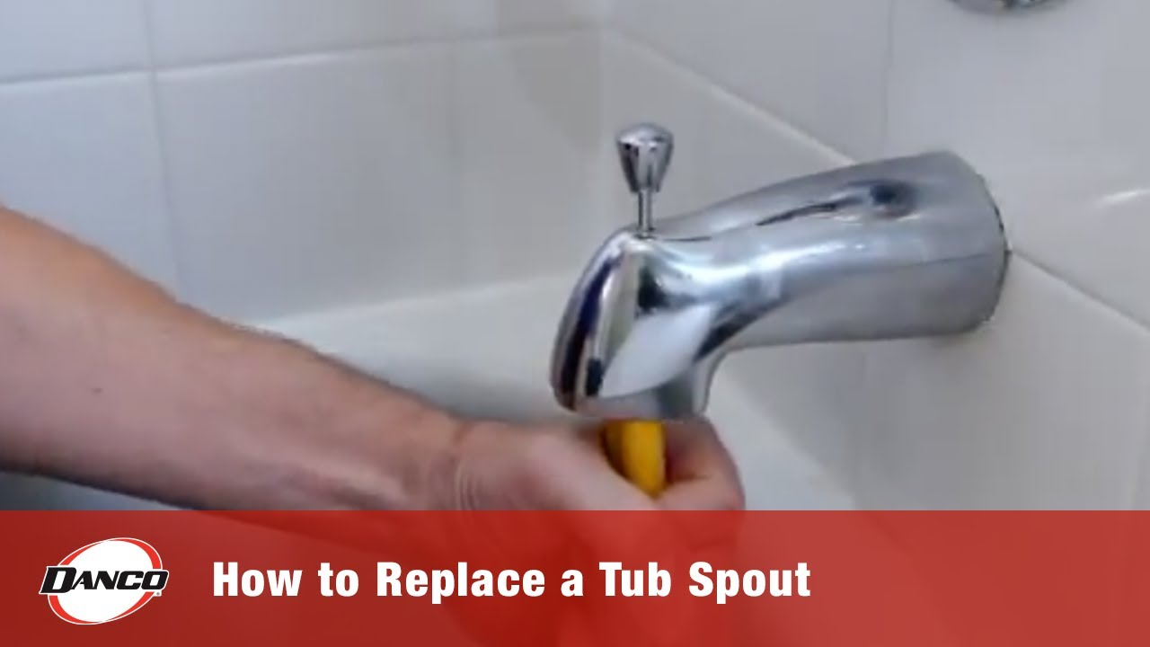 How To Replace A Tub Spout - Youtube with regard to Replace Bathtub Spout