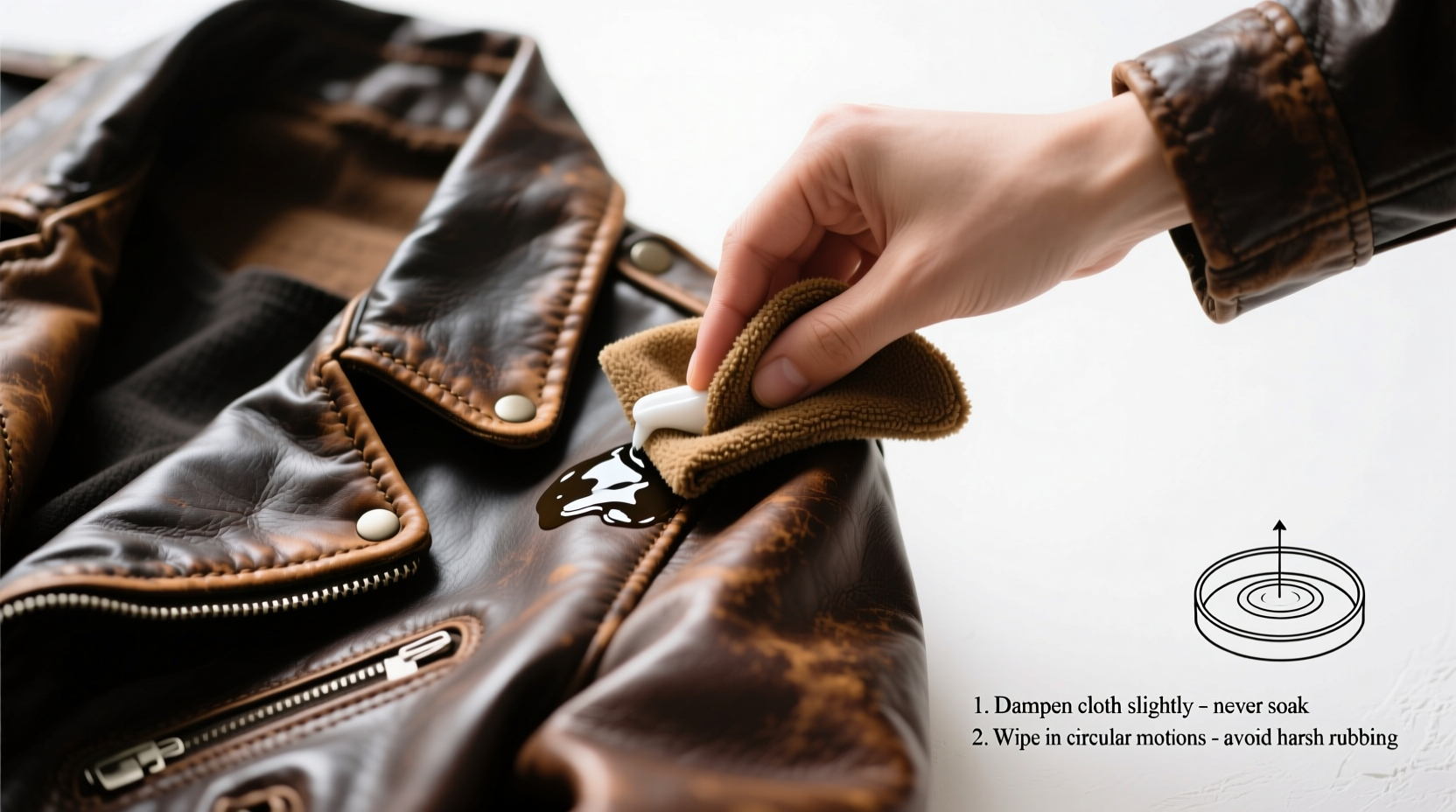 How To Safely Clean A Vintage Leather Jacket Without Ruining The Finish throughout How to Care for Full Grain Leather Patina Without Ruining It