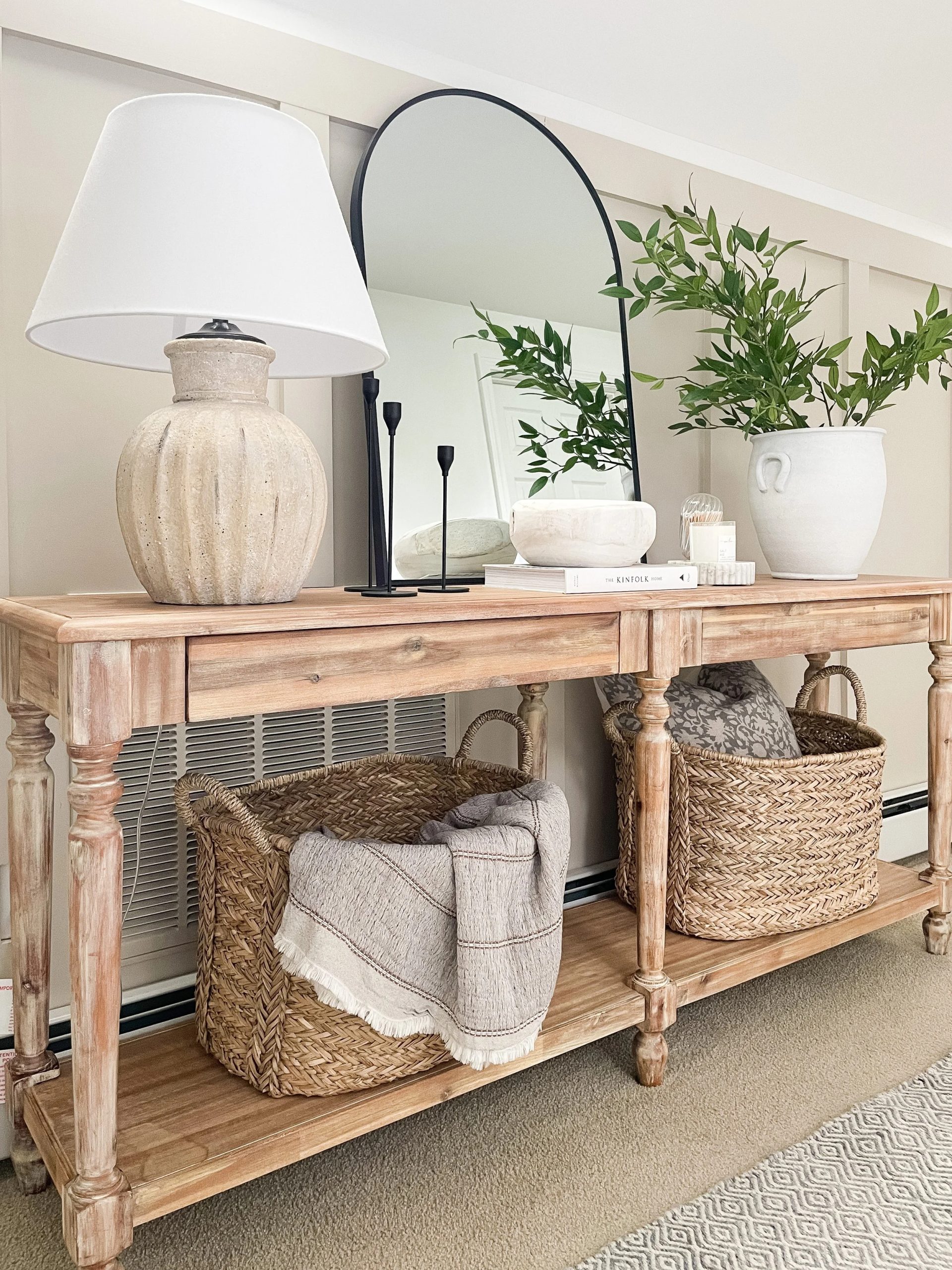 How To Style A Console Table - Sherri Calnan inside How To Style A Console Table