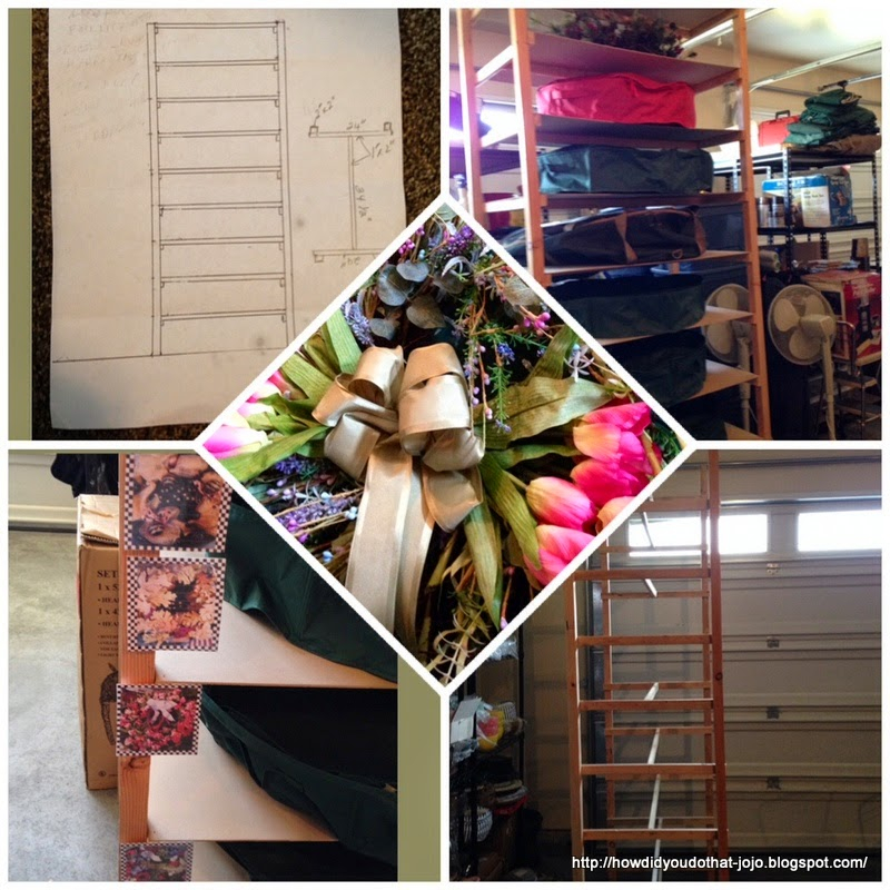 How'd You Do That?: Wreath Rack Diy intended for Wreath Storage Bag