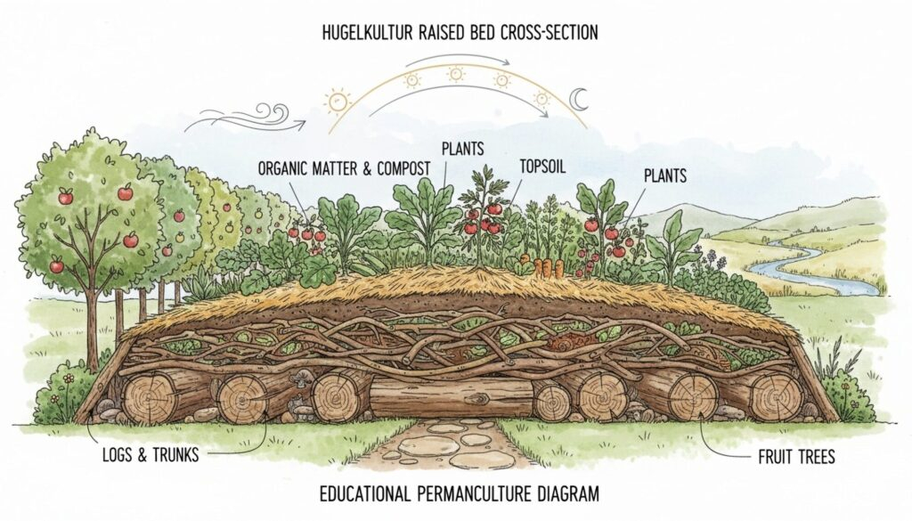 Hugelkultur Raised Beds: An Ancient Technique That’s Turning Gardeners ... regarding Hugelkultur Raised Bed