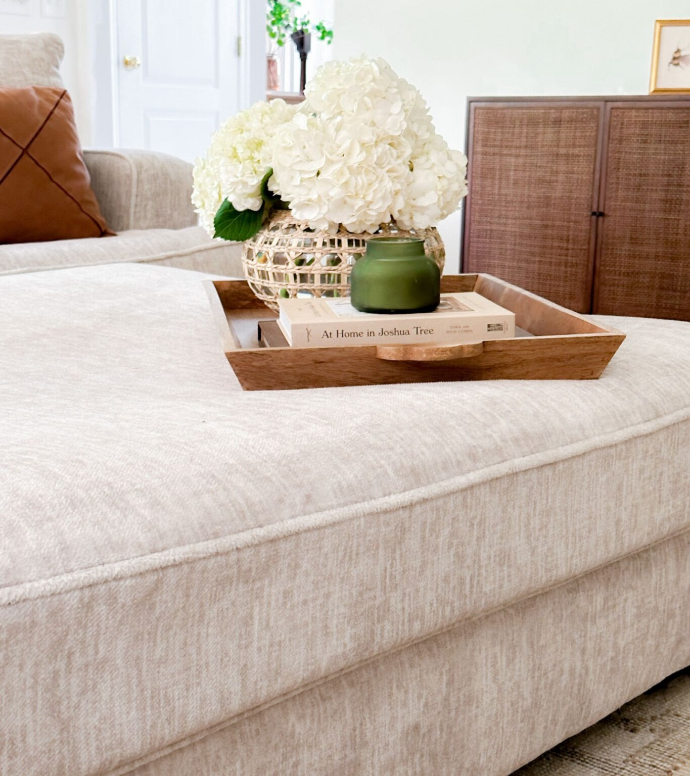 Incredibly Beautiful Decorating Tips And Ideas For Ottoman Trays - Home ... intended for The Ultimate Guide to Styling a Large Storage Ottoman in Modern Home Decor