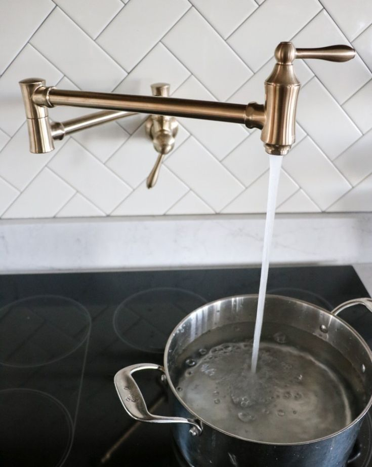 Installing A Pot Filler - Sincerely, Sara D. | Home Decor & Diy ... in Transform Your Cooking Routine by Adding a Pot Filler in One Weekend