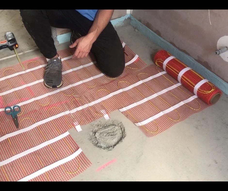 Installing Heated Floors Under Tile with regard to Radiant Heating Under Tile Floor