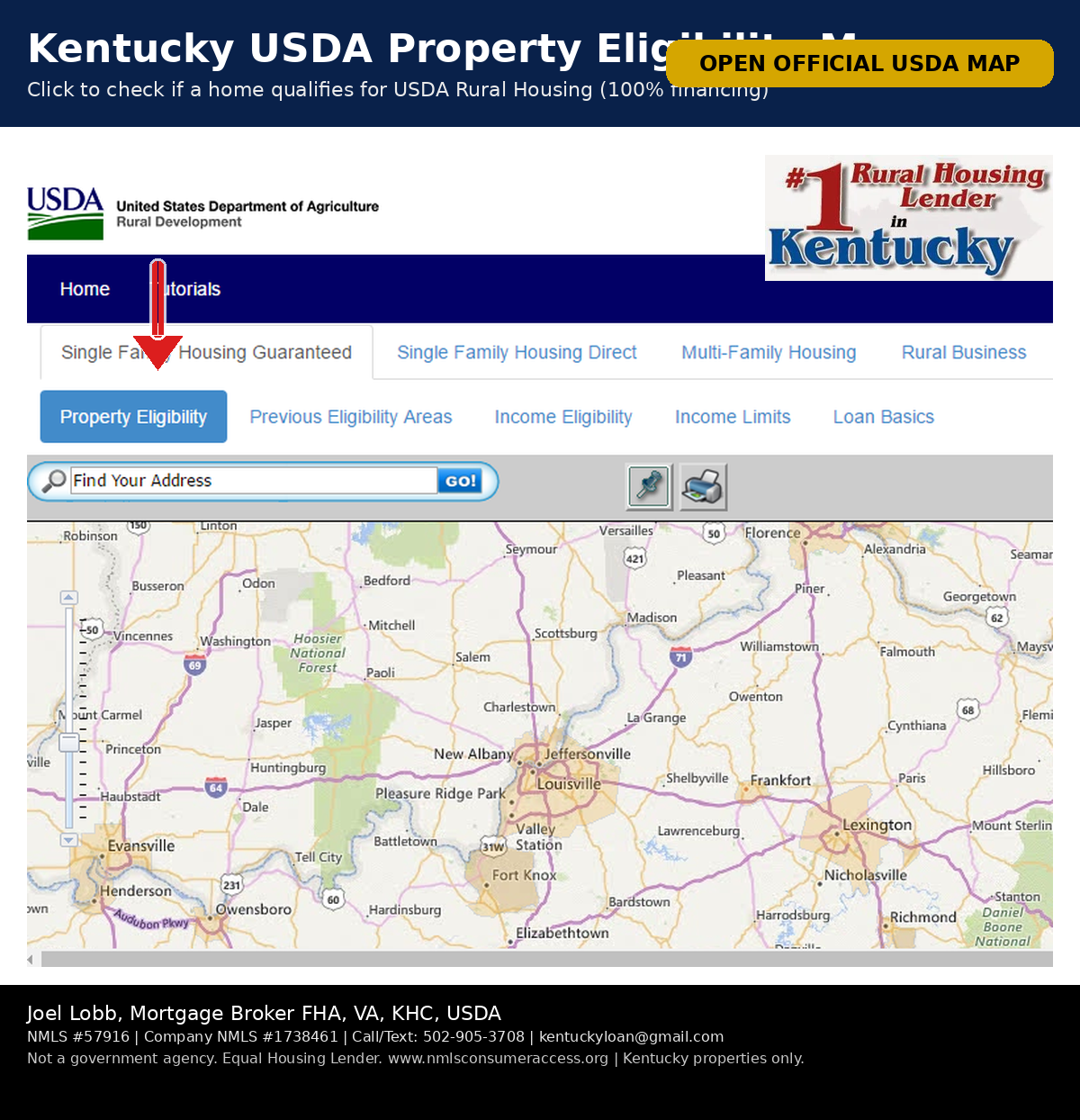 Kentucky Usda Eligibility Map 2026 Guide – Kentucky First-Time Home ... within Navigating the 2026 USDA Eligibility Map for First Time Homebuyers