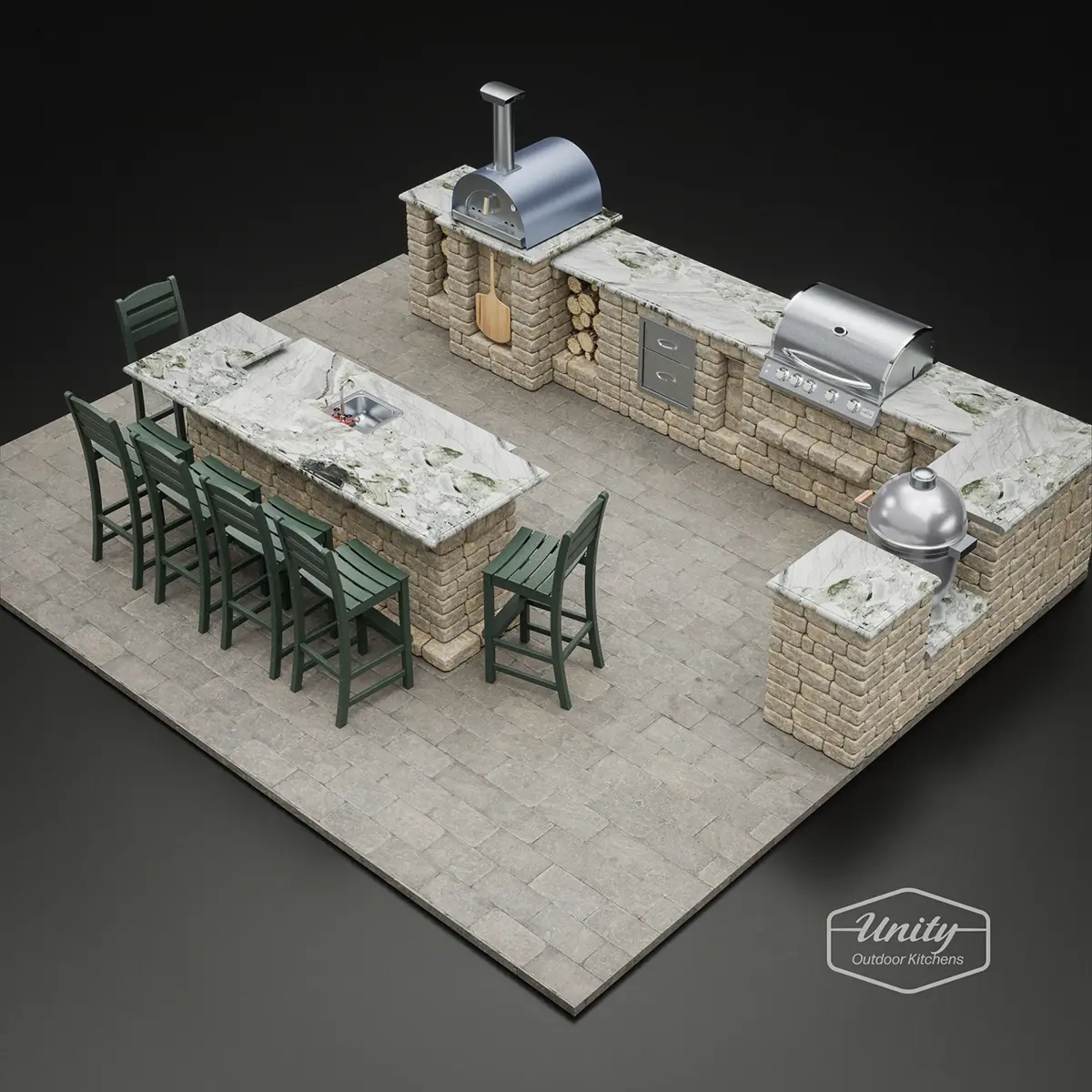 L Shaped Outdoor Kitchen Floor Plans Mont Alpi | The Ultimate Outdoor throughout Master the 2026 Outdoor Kitchen Layout with These Proven Design Strategies