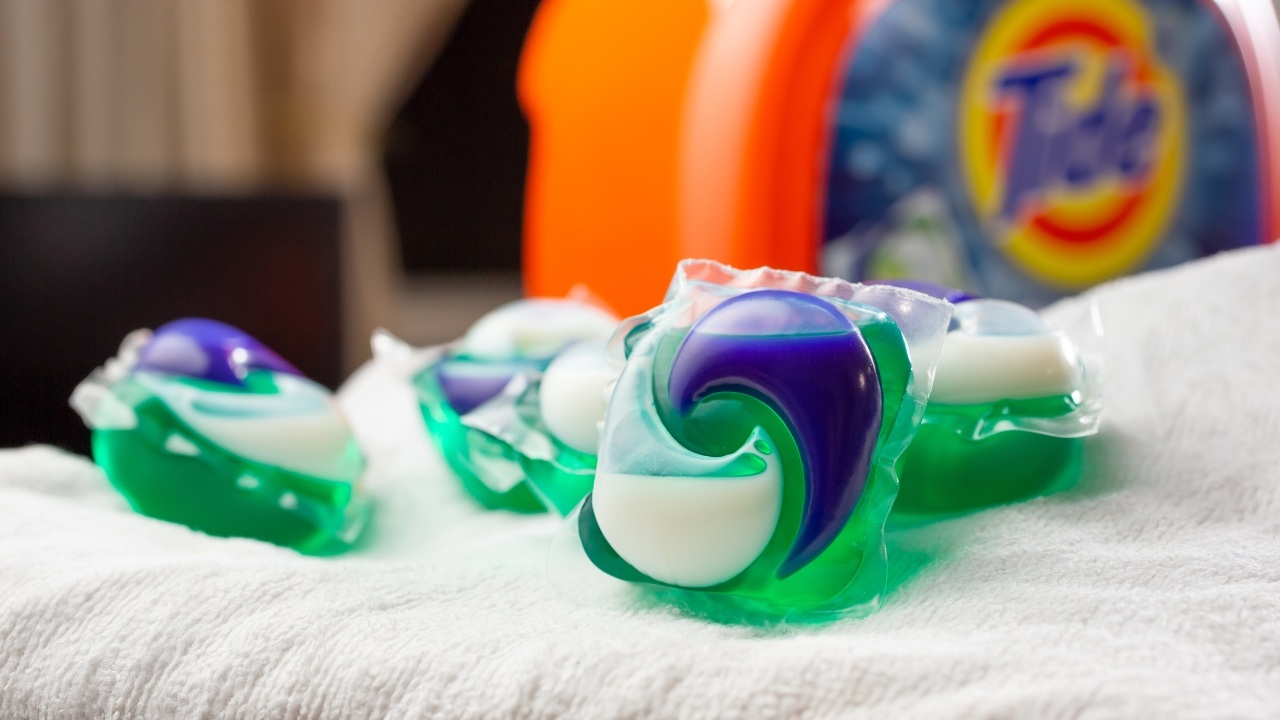 Laundry Room Changes That Will Finally Keep Humidity Under Control ... with regard to Detergent Pod Storage Container