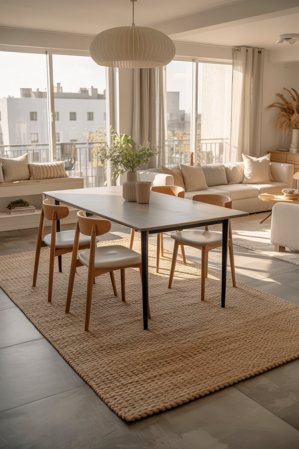 Living Room Dining Room Combo: 15 Fresh Design Boosts inside The 24-Inch Rule That Saves Your Dining Room From Awkward Rug Mistakes