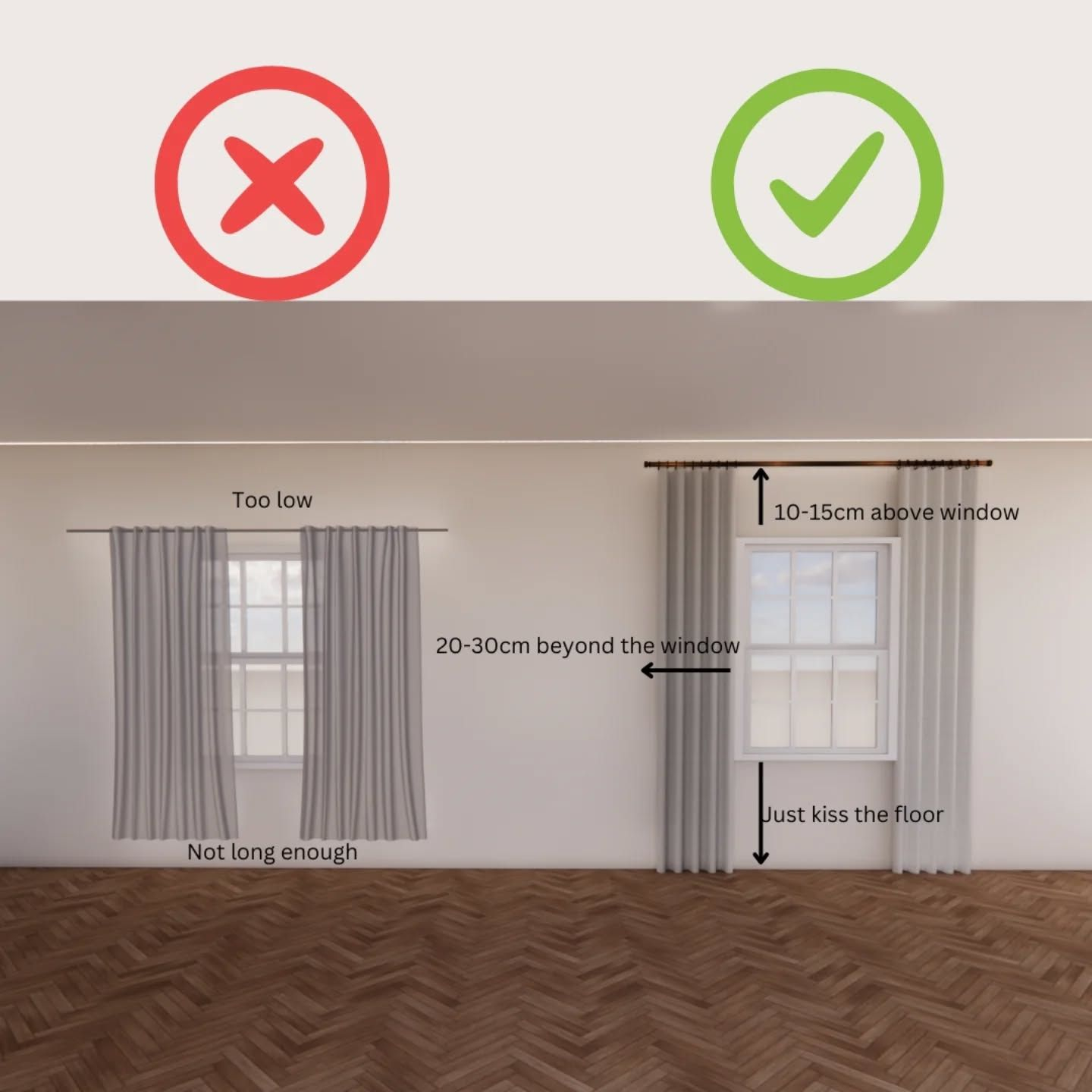 Mary O'loughlin - Eden House Designs On Instagram: "Want To Make Your ... inside Curtains For High Ceiling Windows