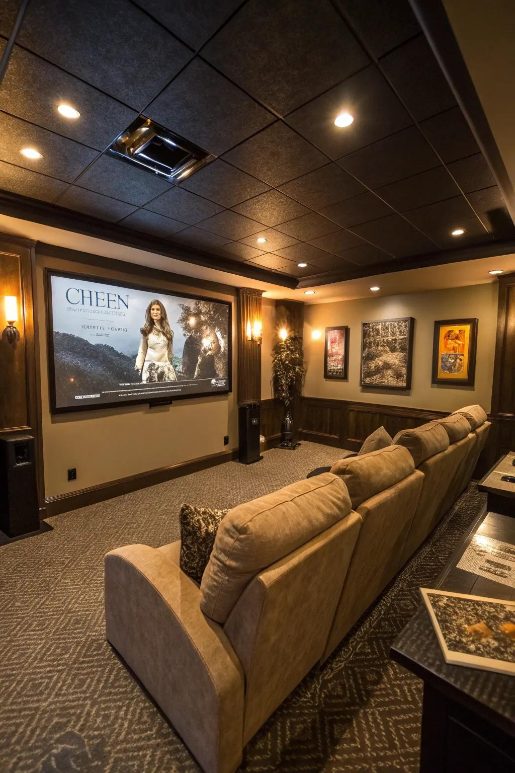 Maximizing Walkout Basements In Small Spaces - Light And Layer regarding Basement Home Theater Lighting Design