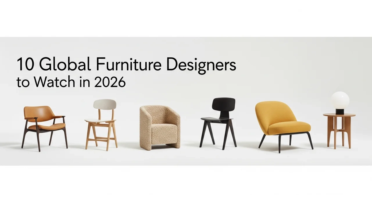 Meet The Makers: 10 Global Furniture Designers To Watch In 2026 within What Your Furniture Is Really Worth in 2026 Based on Real Appraisal Data