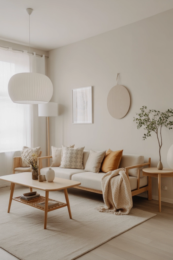 Minimalist Living Room 2026: 39 Modern, Cozy, Scandinavian, Boho ... pertaining to Simple Ways to Bring Warmth to Minimalist Nordic Design