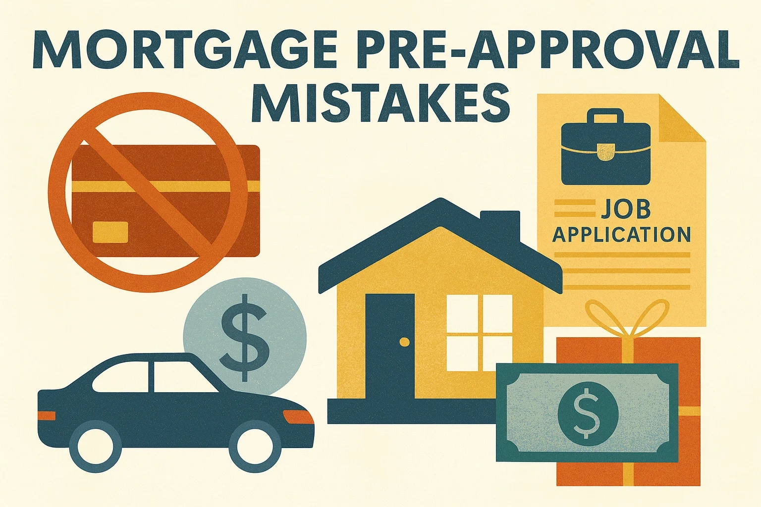 Mortgage Pre-Approval Mistakes To Avoid Before Buying regarding Pre Approval Mortgage Process Explained