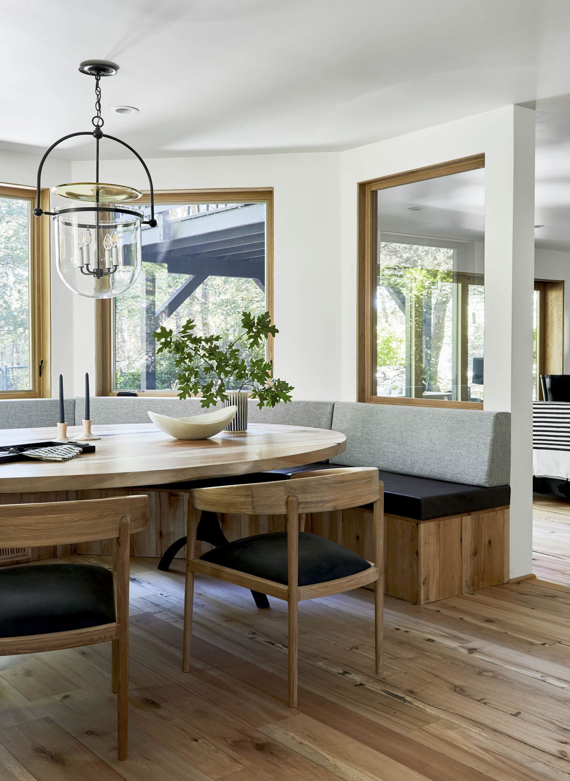 Mountain House: The &amp;quot;Reveal&amp;quot; Of The Dining Room Built-In Banquette (+ 3 ... pertaining to Common Banquette Dimension Mistakes That Ruin Dining Room Flow