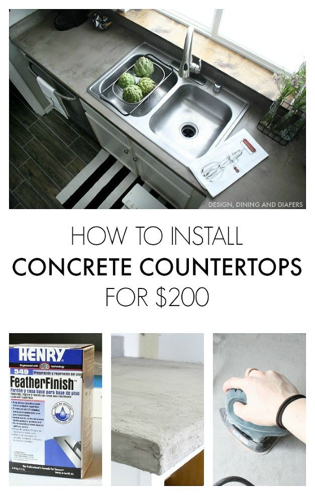 My Experience Installing Concrete Countertops For Only $200! | Diy ... within How I Built Custom Concrete Countertops for Under $200 in 2026
