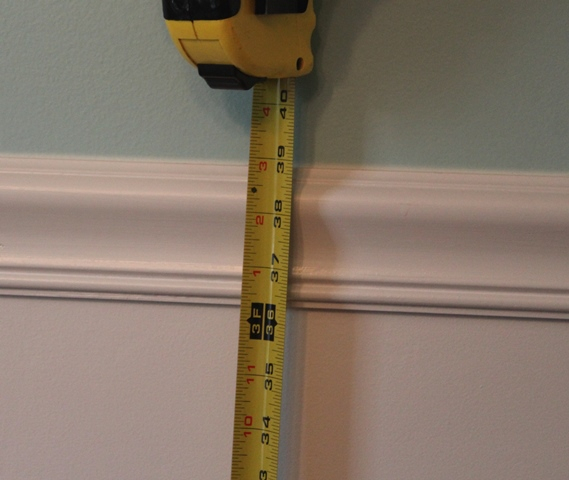 Optimal Chair Rail Height For Elegant Room Design regarding Chair Rail Height Standard