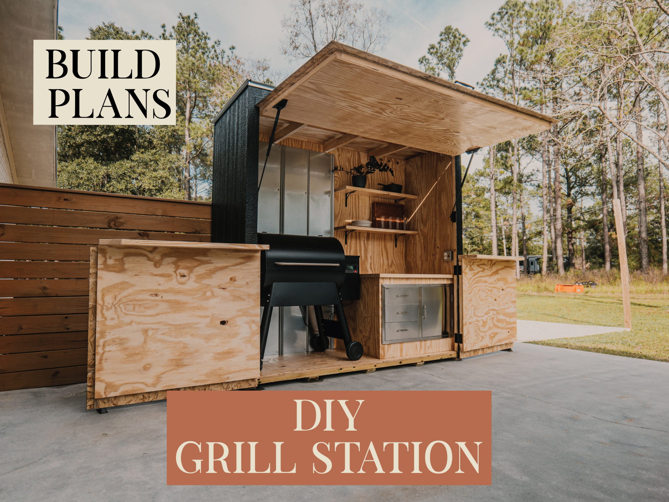 Outdoor Grill Station Dimensions At Thomas Lujan Blog intended for Built In Grill Station Design