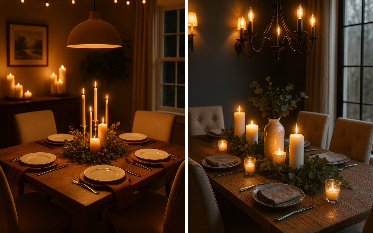 Perfect Dining Room Ambiance within Transforming Your Dining Room Ambiance with Simple LED Candelabra Swaps