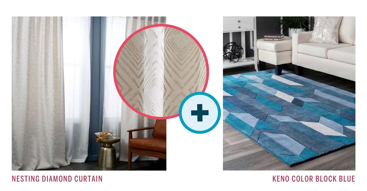 Perfect Pairs: Rug And Curtain Pairings | And Then We Tried within Master the Art of Texture With These Foolproof Rug Pairings