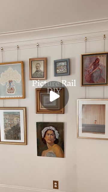 Picture Rail Hanging – Artofit in Picture Rail Molding Design