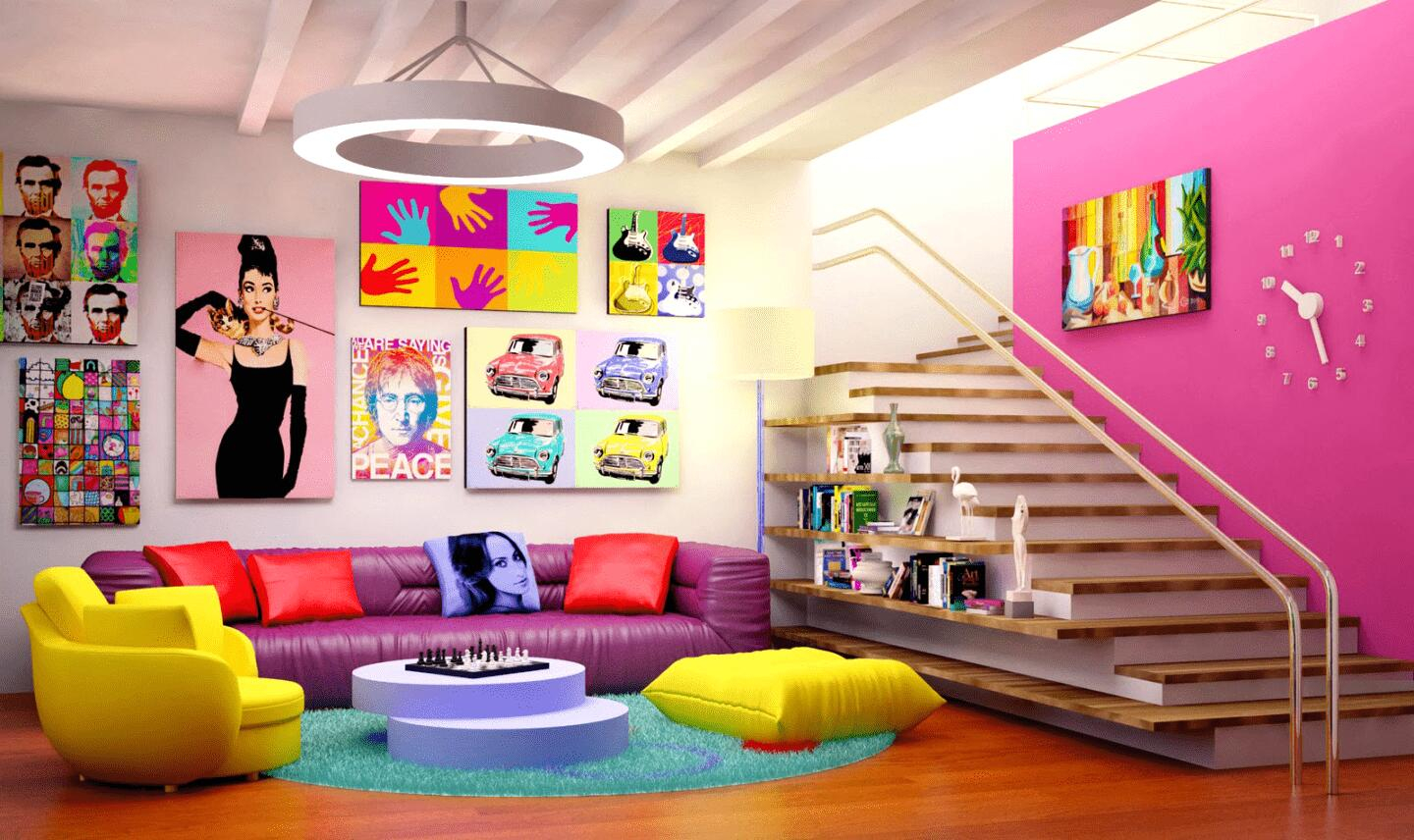 Pop Art Inspired Décor By Malabar | Artistic Furniture with regard to What makes pop art interior design feel fresh again this year