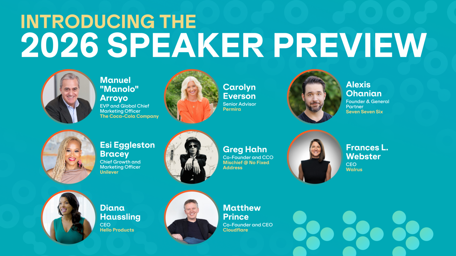 Possible 2026 Reveals First Round Of Visionary Speakers for Architectural Speakers Invisible